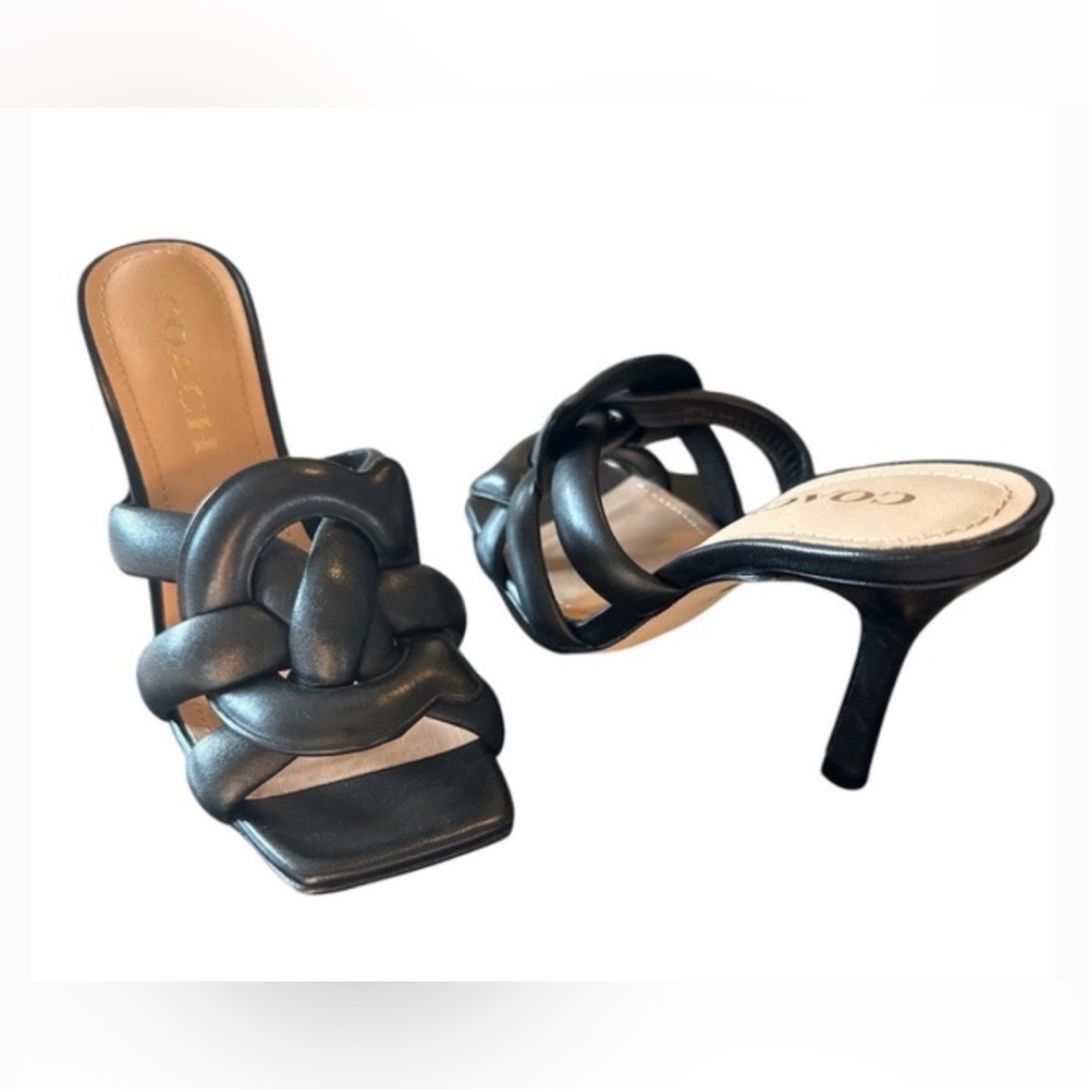 Kellie Leather Coach Sandal